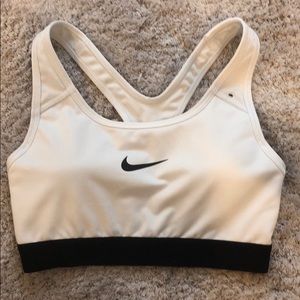 White Nike Sports Bra